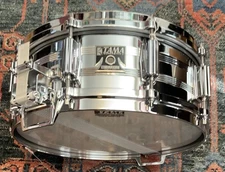Tama 50th Limited Mastercraft Steel Snare Drum - 5 inches x 14 inches, Polished