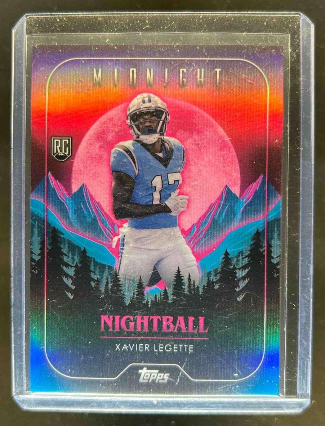 2024 Topps Midnight Xavier Legette Nightball RC Rookie #NB-4