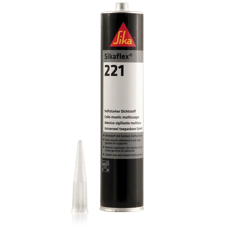 Sika Sikaflex 221 Kleb- und Dichtstoff 300 ml schwarz Klebstoff Dichtmasse