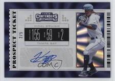 2019 Contenders Draft Picks Prospect Fame Ticket 2/5 Vidal Brujan #18 Auto 03xg