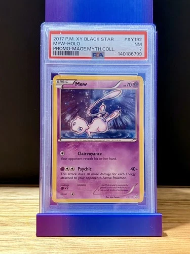 Mew XY192 - XY Promo Holo Black Star - PSA 7 - Pokémon TCG
