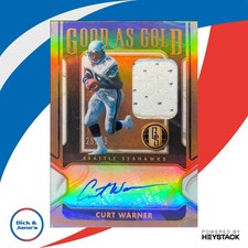 2024 Gold Standard Curt Warner Good as Gold White 29/49 MEM Auto Seahawks
