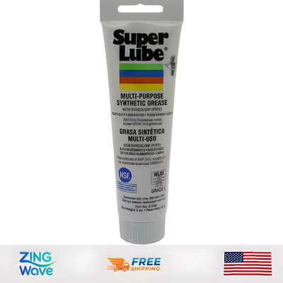 Super Lube 21030 Synthetic Grease PTFE Lubricant Dielectric USDA H-1 Tube 3 oz