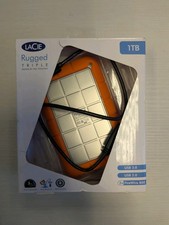 LaCie Rugged 1TB External Portable Hard Drive USB 3.0, Firewire