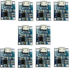 JacobsParts TP4056 5V 1A Micro USB Lithium Battery Charging Board Blue 