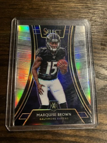 2018 Panini Select 2019 NFL Draft XRC Prizm Redemption Marquise Brown #311