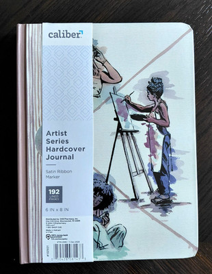 Caliber Artist Series Hardcover Journal & Satin Ribbon Bookmark 192 pages P2