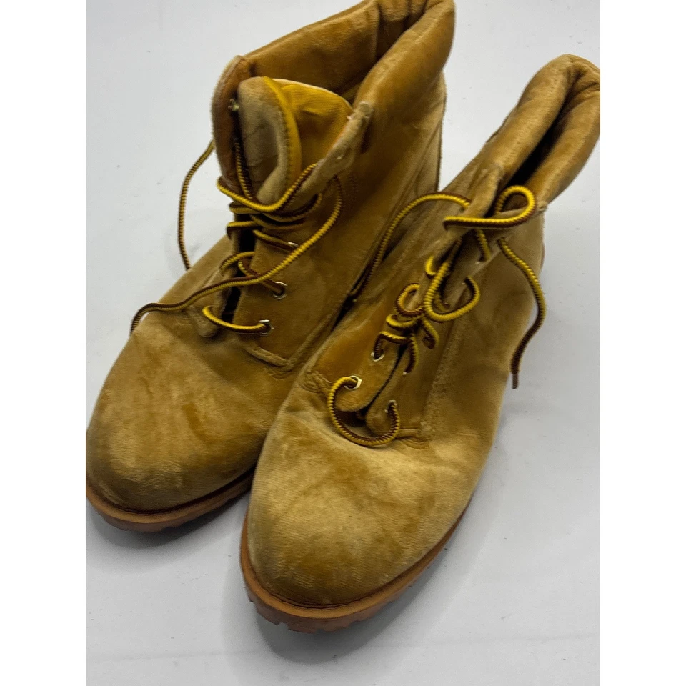 LILIANA Tan Suede Lace Up Ankle Boots Women's Size 7.5 - Image 4 of 4