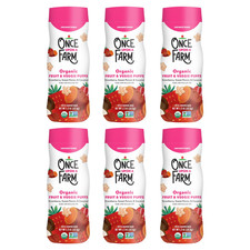Once upon a Farm Strawberry, Coconut Sweet Potato Puffed Sorghum Snack, Fruit