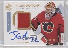 2017 SP Authentic Future Watch Limited 26/100 Jon Gillies #123 Patch Auto 01n7