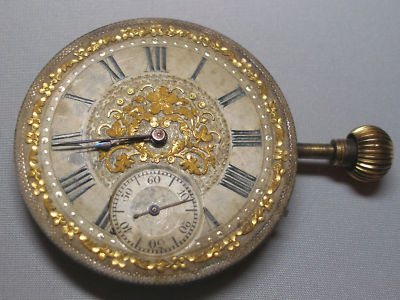 Montre De Poche Antique Charles Henry Grosclaude - Mouvement Mécanique Suisse (avant 1920)