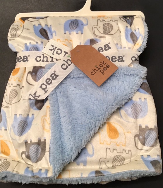 chick pea baby blanket elephant