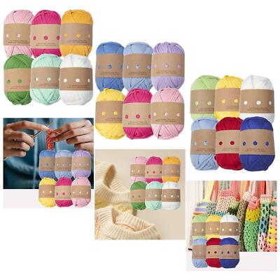 6 Stck. Strickgarn Stoff Stoff Garn Haustier Bett Makramee Handwerk Häkeln Projekte