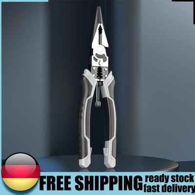 8/9inch Multifunctional Diagonal Pliers Silver Steel Wire Pliers Hardware Tool