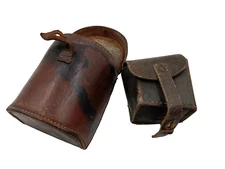 CBR/05/2025 (REFA235E) Two various military leather cases including carcano