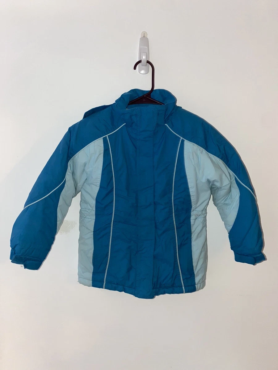 L.L. Bean Girls 5 6 Teal Winter Jacket Nylon Waterproof Snow