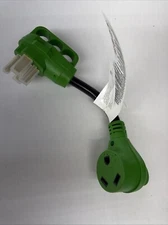 RVGUARD 50 Amp to 30 Amp RV Adapter Cord 12 Inch, 14-50P Male to TT-30R Female