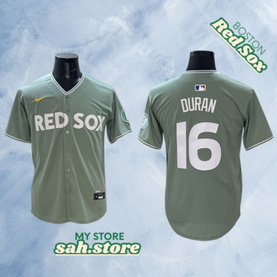 Boston Red Sox #16 Jarren Duran Green City Connect Men's Jersey