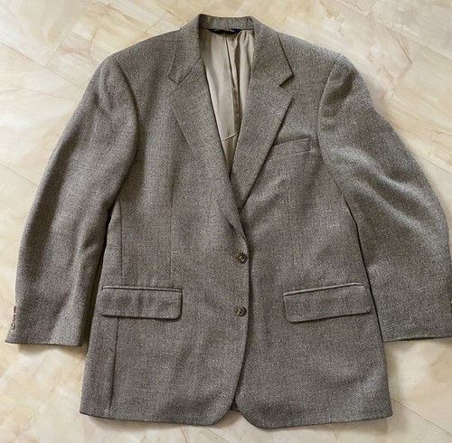 Brooks Brothers Coat Jacket ~ Herringbone ~ 42R ~ Two Button