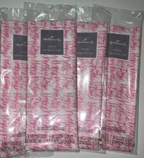 Hallmark Mother’s Day Pink Cursive Tissue Paper/Gift Bag Filler 32 Sheets Total
