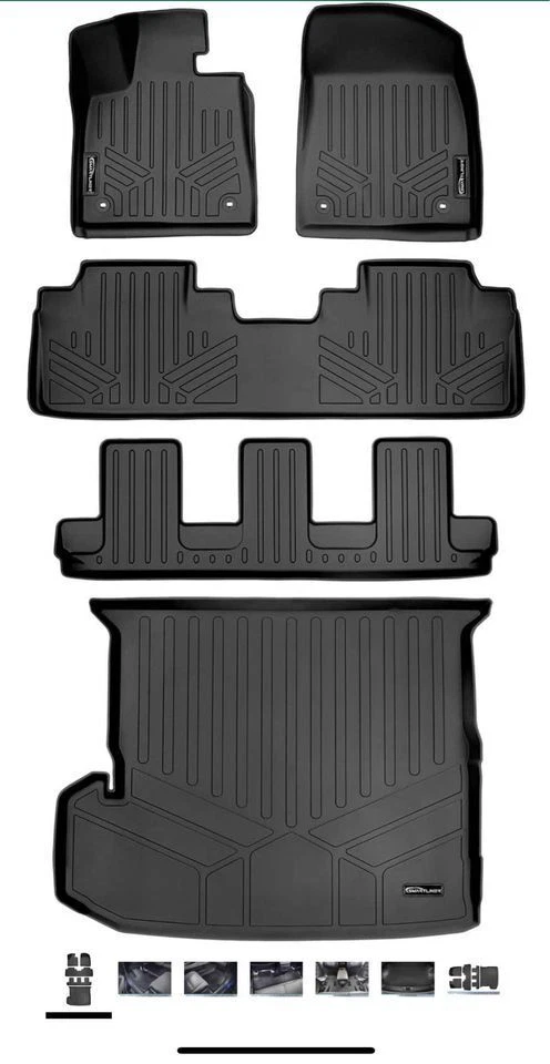 MAXLINER 3 Rows/Cargo Liner Black 18-22 Lexus RXL A0222/B0222/C0222/D0357 Foto 2 de 4