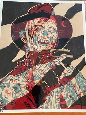 Freddy Krueger Nightmare on Elm Street Fan Art Print 8 x 10 Bam Horror 2171/2400