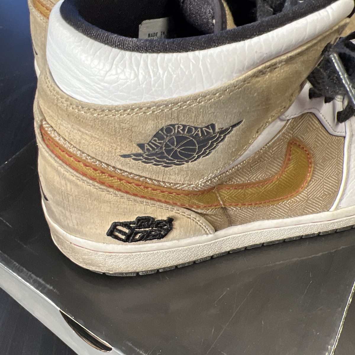 Nike Air Jordan 1 Retro Fathers Day Tweed Men's Size 10.5 US