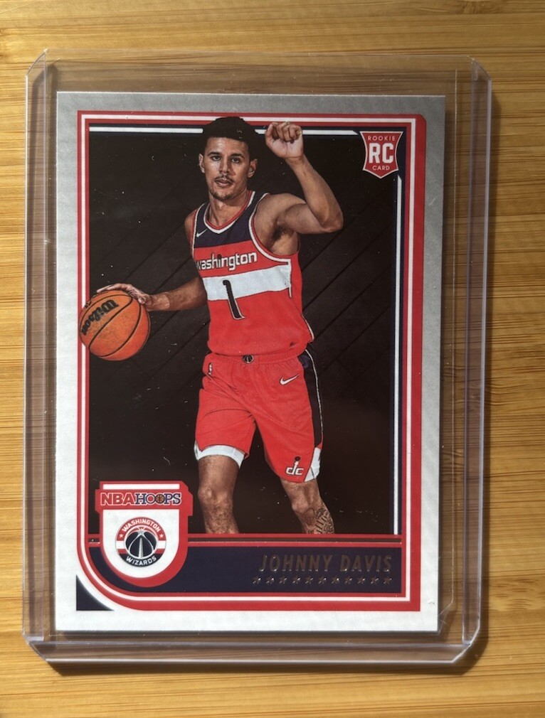 2022-23 Panini NBA Hoops #240 Johnny Davis Rookie RC Washington Wizards