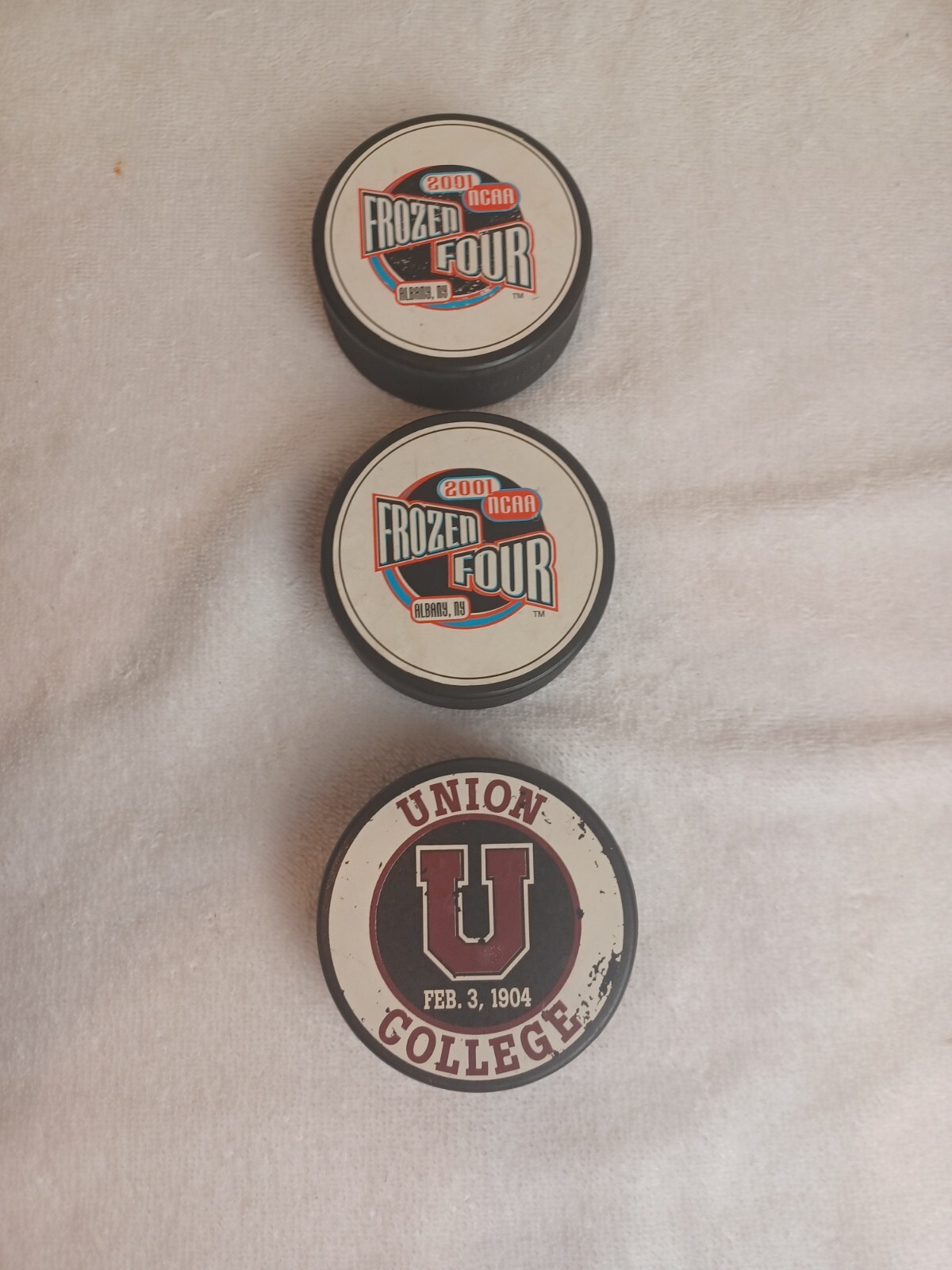 Lot of 22 Vintage Hockey Pucks, eBay