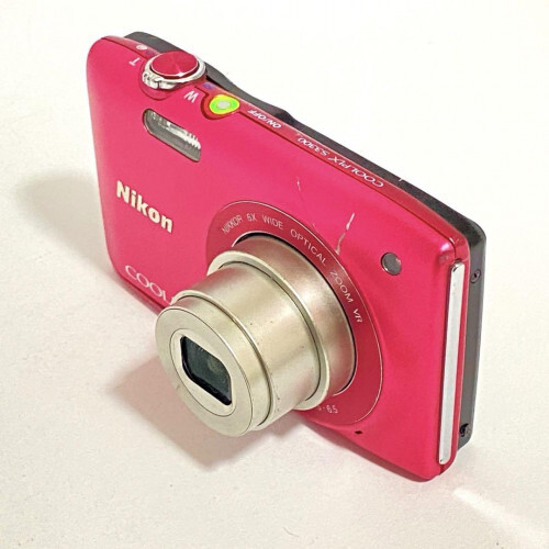 【ジャンク品】Nikon COOLPIX S3300 ピンク Near MINT] Nikon COOLPIX S3300 Strawberry Pink 6x 16.0MP