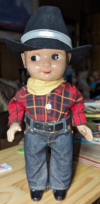BUDDY LEE Original Lee Promotional Doll~Hat Bandana Flannel Jeans
