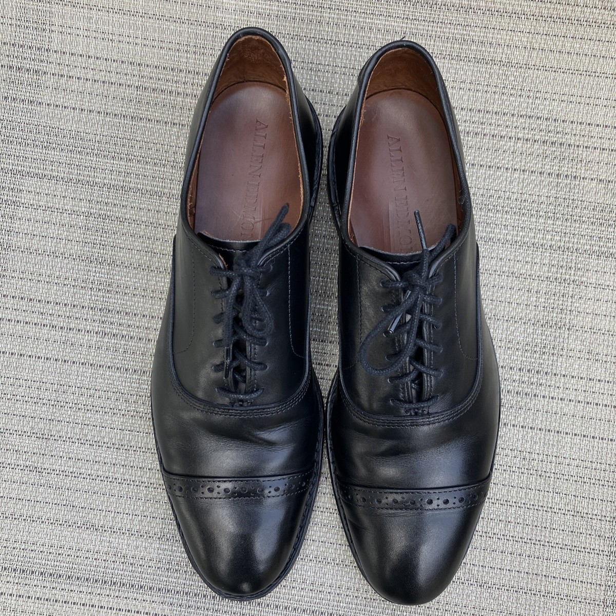 Allen Edmonds fifth avenue Men's Leather Cap-Toe Oxfords size 8 D
