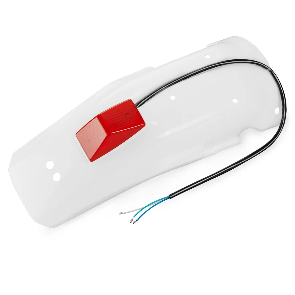 Guardabarros trasero y luz trasera para Honda XR250R 1987-1995 XR350R 1985 guardabarros de plástico Foto 4 de 4