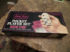 Vintage Trivial Pursuit Pocket Player Set Boob Tube 1987 Complete Travel Game
