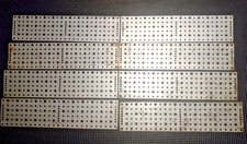 Gilbert Erector Set Part MN 12" Steel Base Plates, Lot of 8   Lot A