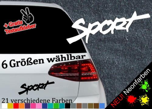 Sport Schriftzug Sticker Decal Tuning Wettkampf Auto Car Vinyl JDM Ski Athletic - Bild 1 von 110