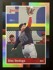 Alex Verdugo 2022 Donruss Baseball Career Stat Line /290 Boston Red Sox #237