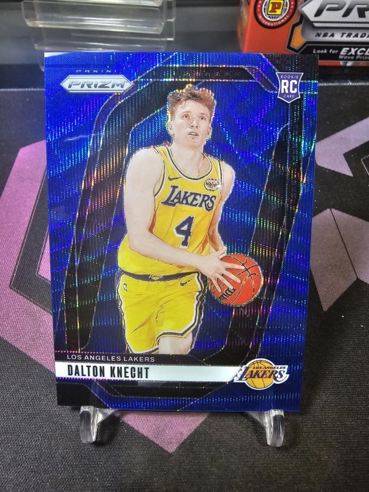 2024-25 Panini Prizm Dalton Knecht #238 Blue Wave Prizms 077/125 RC!