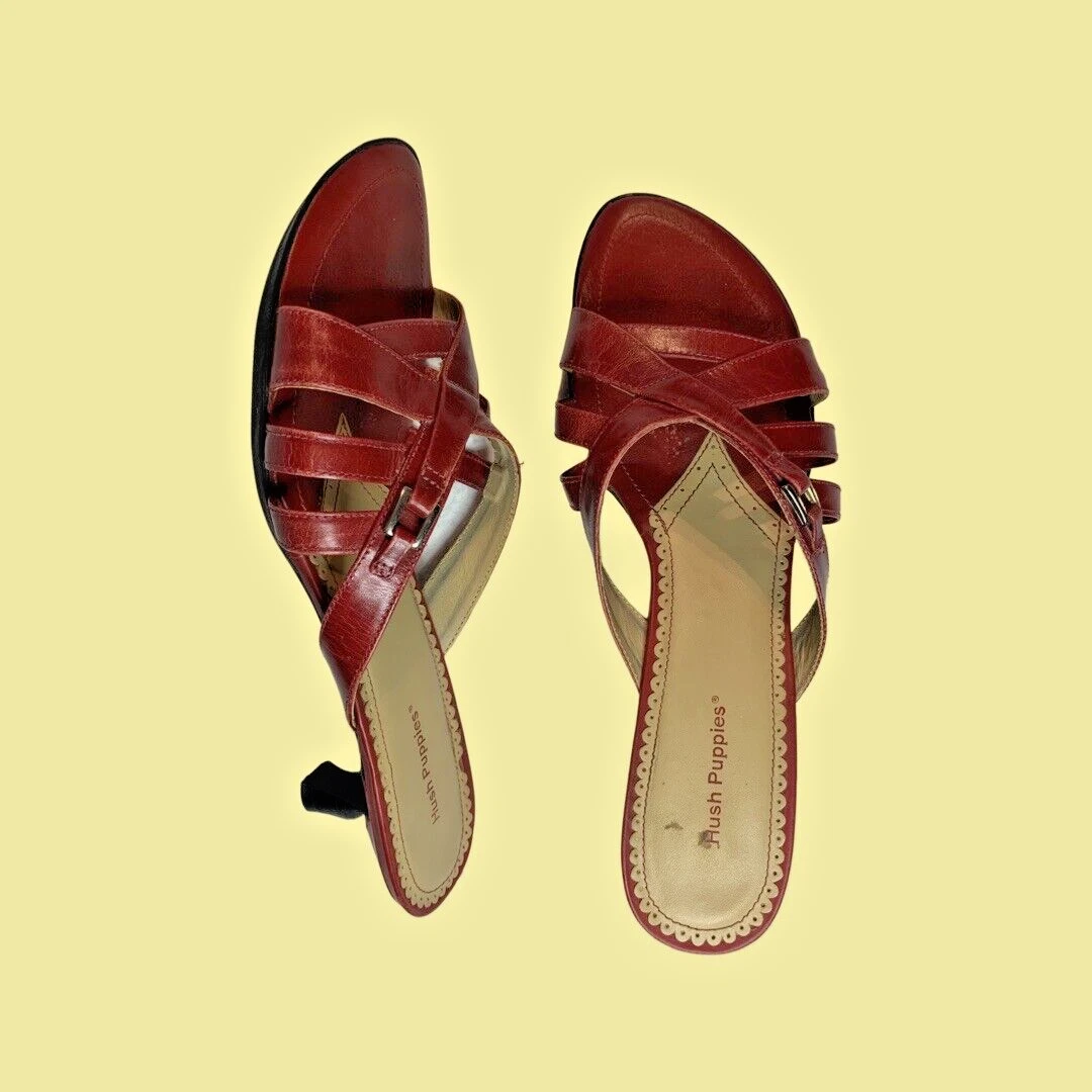 Pink strappy shop kitten heels