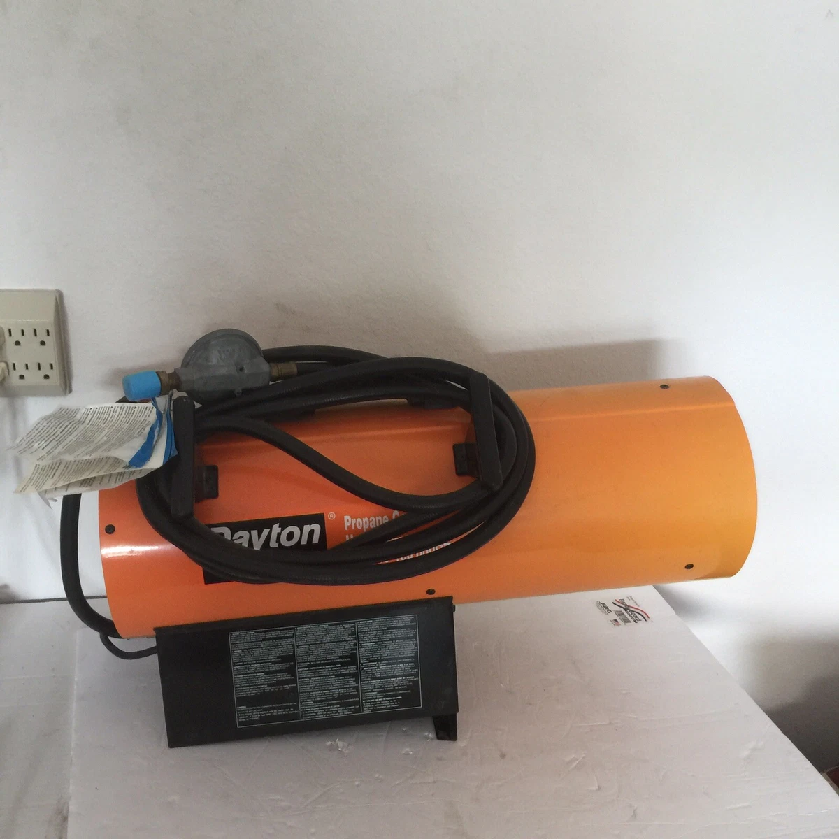 Dayton Portable Propane Gas Heater, LP, 120-130-150,000 BTU 150000 3VE58C |  eBay