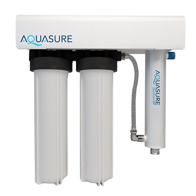 Aquasure Quantum Series 18 GPM Multi-Stage UV Whole House Water Treatment System