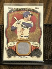 FREDDIE FREEMAN 2024 TOPPS ALLEN & GINTER DODGERS GAME USED JERSEY PATCH RELIC!!