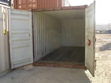 Used 40' Dry Van Steel Storage Container Shipping Cargo Conex Seabox El Paso 