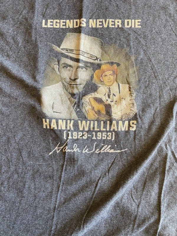 Hank Williams T-shirt Size XL Cotton Excellent Pre-Owned