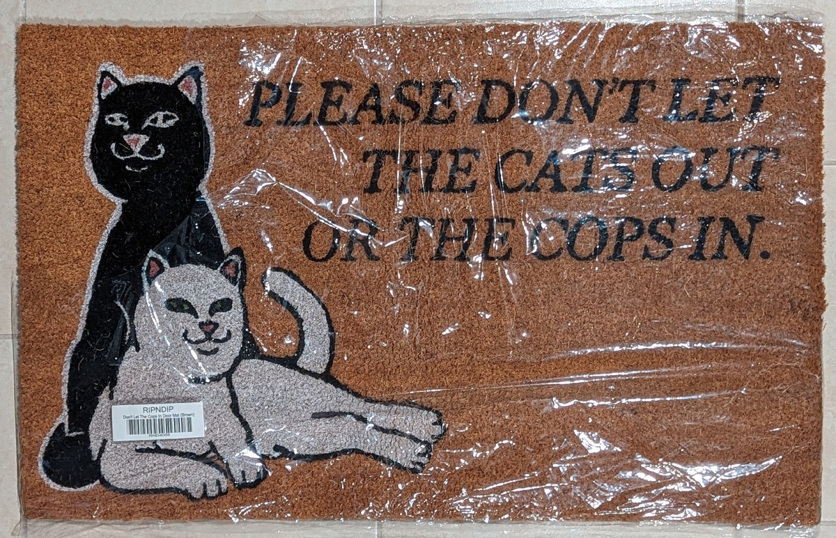 RIPNDIP Don't Let The Cops In Rug | eBay