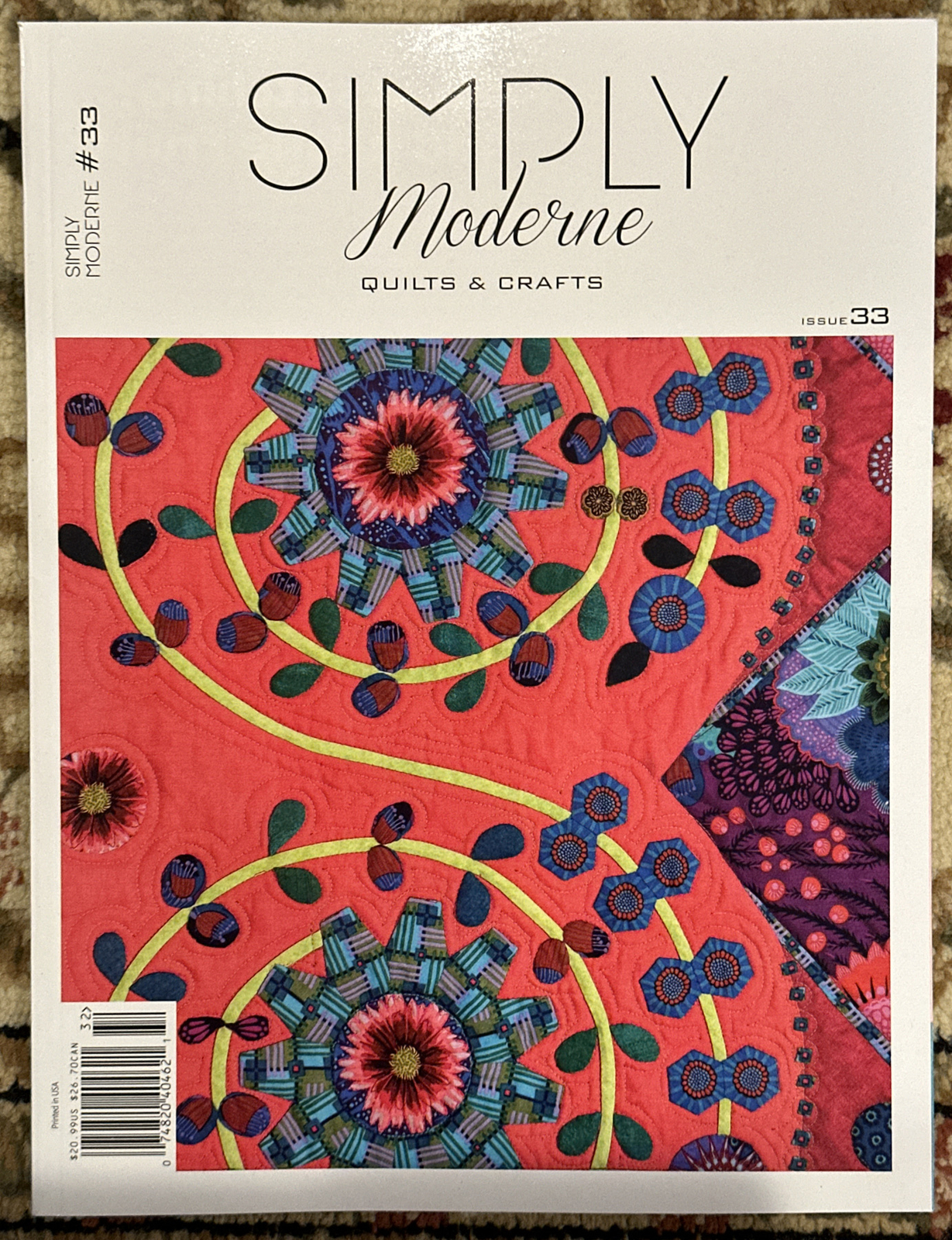 Simply Moderne Quilts & Crafts Magazine Issue 33 Summer 2023 Patterns ...