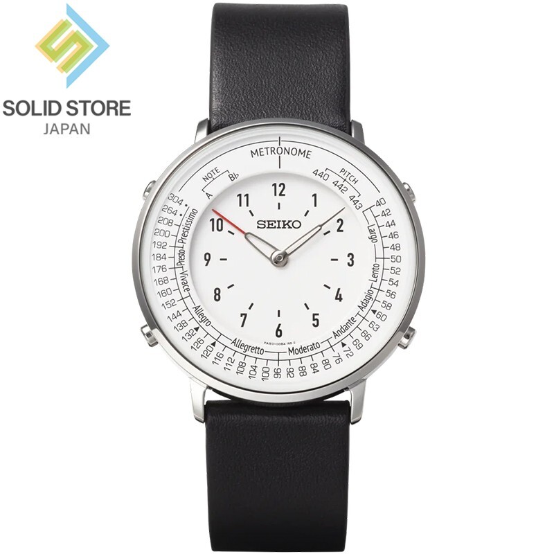SEIKO SMW006A Metronome Watch Standard Line Calf Band Monotone