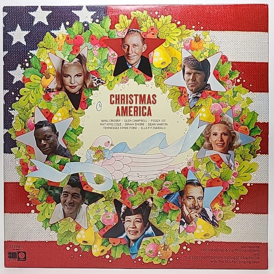 Christmas America Vol 1 + 2 Vinyl LP Lot Limited Ed Capitol Records VERY GOOD - Image 2 of 4