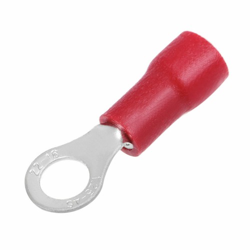 RV1.25-4S Insulated Electrical Crimp Terminal Ring Spade Wire Connector100Pcs✦KD - Picture 3 of 4