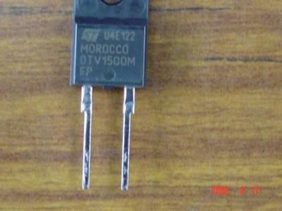 5pcs ST DTV1500MFP TO-220 CRT HORIZONTAL DEFLECTION HIGH USA ship *gi